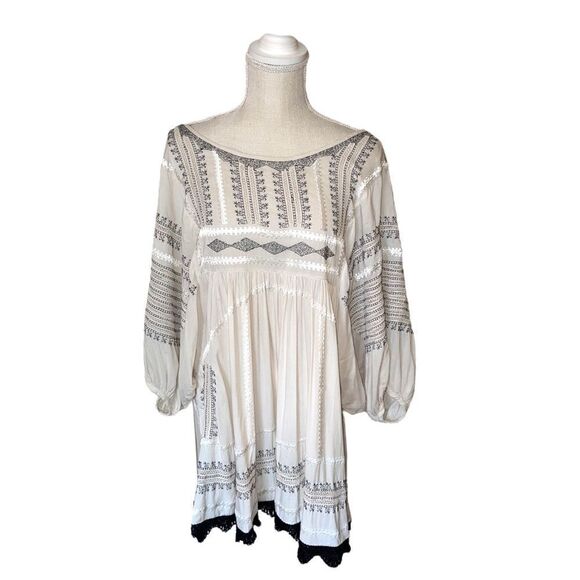 Free People Wild One Embroidered Top - Picture 3 of 16